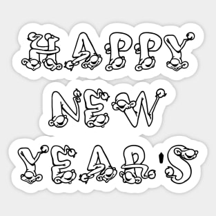 happy new year 2022  #25 Sticker